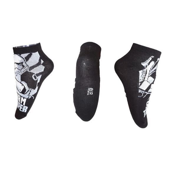 3 Pairs - Vintage Disney Star Wars Adult Shoe 7-12 Low Cut Socks 2016 - Style 3 - Picture 5 of 10